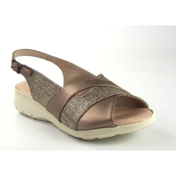 Duendy Sandalias Pies delicados señora 601 platino