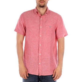 Gant Camisa manga corta 3040621 camisas hombre rojo