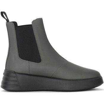 Hogan Boots Stivaletto Chelsea in pelle verde militare