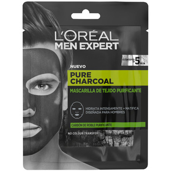 L'oréal Mascarillas & exfoliantes Men Expert Pure Charcoal Mascarilla Tejido Purificante