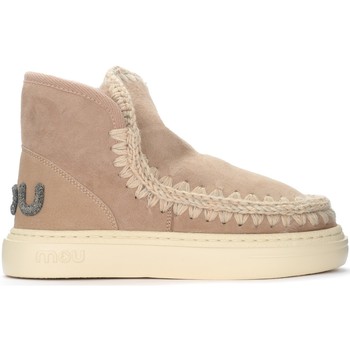 Mou Deportivas Moda Stivaletto Eskimo Sneaker Bold color cammello con logo