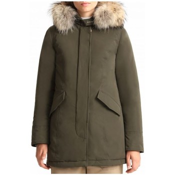 Woolrich Parka Luxury Artic Raccoon Parka Dark Green 614