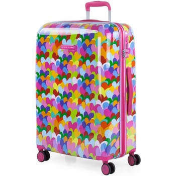 Agatha Ruiz de la Prada Maleta rigida Corazones colores capacidad 60 L