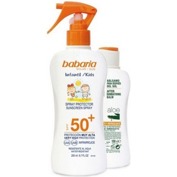 Babaria Protección solar INFANTIL SPF50 SPRAY 200ML VAPO AFTER SUN 100ML