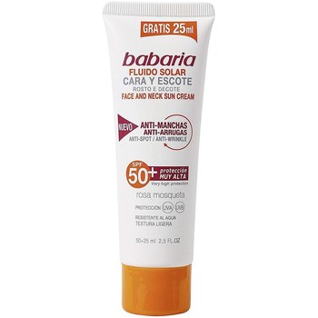 Babaria Protección solar SPF50 FLUIDO FACIAL PIEL SENSIBLE 75ML