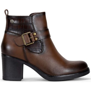 Bosanova Botines Botines marrones con tacón