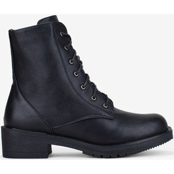 Bosanova Botines Botines negros con cordones