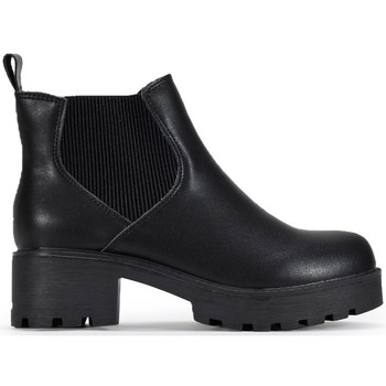 Bosanova Botines Botines piel negra con elásticos