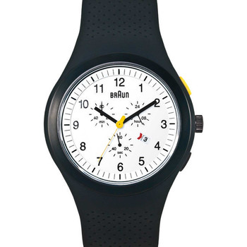 Braun Reloj analógico BN0115WHBKB, Quartz, 46mm, 5ATM