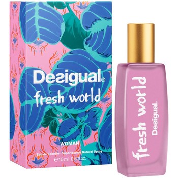 Desigual Agua fresca de Colonia FRESH WORLD WOMAN EAU DE TOILETTE 15ML VAPO