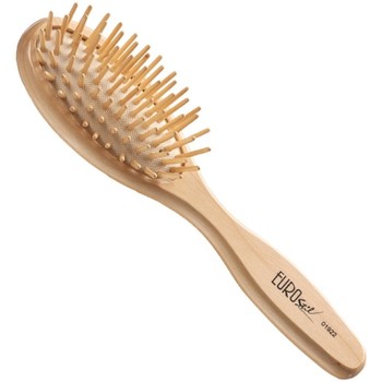 Eurostil Productos baño CEPILLO OVALADO PEQUEÑO FUELLE MANGO MADERA 1U.