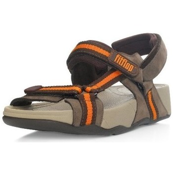 FitFlop Sandalias Hyker TM boy - chocolate/orange (leather)
