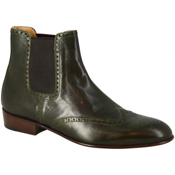 Leonardo Shoes Botines PINA 044 VERDE