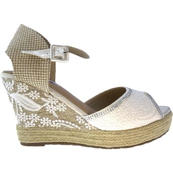 Mandarina Shoes Sandalias Cuña Mandarina Isabella Blanco