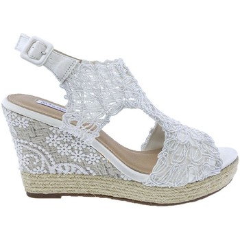 Mandarina Shoes Sandalias Cuña Mandarina Sara Blanco