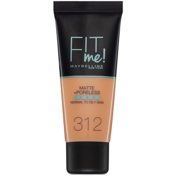 Maybelline New York Base de maquillaje FIT ME MATTE PORELESS BASE 312 GOLDEN