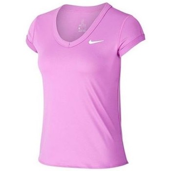 Nike Camiseta CAMISETA DRI-FIT MORADO MUJER