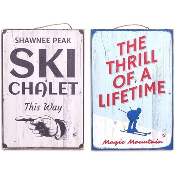 Signes Grimalt Cuadros, pinturas Placa Pared Ski Set 2 U