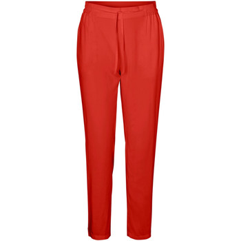 Vero Moda Pantalones 10227814 VMSIMPLY EASY NW LOOSE PANT WVN GA AURORA RED