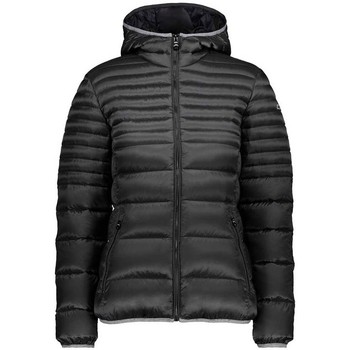 Cmp Abrigo de plumas CHAQUETA WOMAN FIX HOOD NEGRO MATE