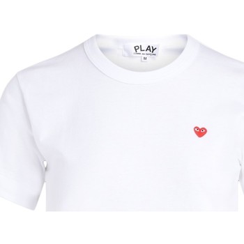 Comme Des Garcons Camiseta Camiseta de cuello redondo blanca