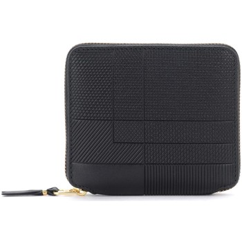 Comme Des Garcons Cartera Cartera Intersection de piel negra