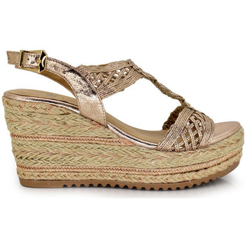 Exé Shoes Sandalias CUÑA ESPARTO CON TIRAS PERFORADA 322-E5