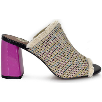 Exé Shoes Sandalias MULE RAFIA MULTICOLOR ALLEGRA-642