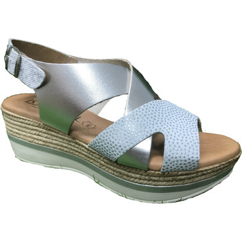 Issa Miel Sandalias ZAPATO CUÑA METAL