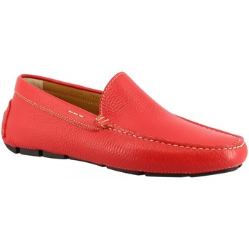 Leonardo Shoes Mocasines 8104AF MOUSSE ROSSO