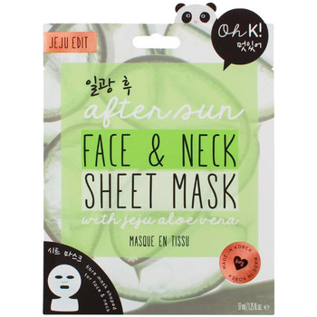 Oh K! Mascarillas & exfoliantes After Sun Aloe Sheet Face And Neck Mask