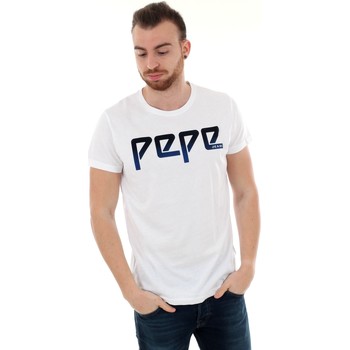 Pepe jeans Camiseta PM506097 MACK - 800 WHITE