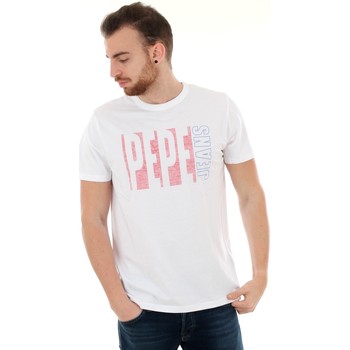 Pepe jeans Camiseta PM506371 MAX - 802 OPTIC WHITE