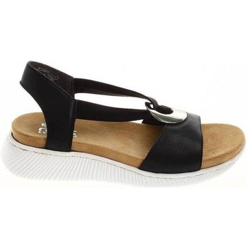 Rieker Sandalias Sandalias negras Schwarz