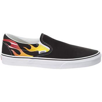 Vans Zapatos UA Classic Slip-On (Flame) Black/Black/True White
