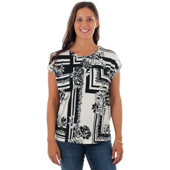 Vero Moda Blusa 10220953 VMAVA PLAIN SS TOP GA MIMI AOP BIRCH MIMI AOP