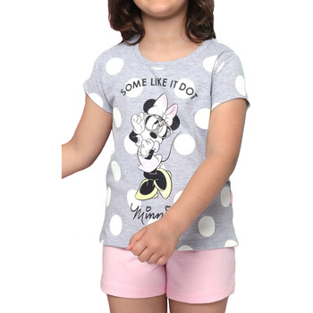 Admas Camiseta de pijama Minnie Dots Disney gris