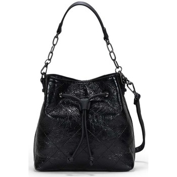 Bosanova Bandolera Bolso saco negro con cadena