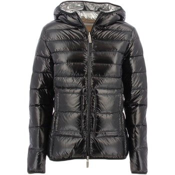 Centogrammi Abrigo de plumas REVERSIBLE CORTO chaquetas mujer Plata