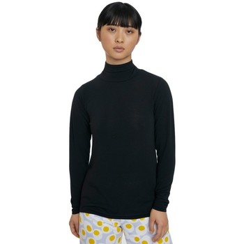 Compania Fantastica Blusa Top Liso Cuello Cisne Negro de