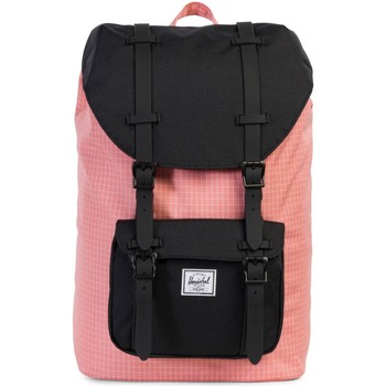 Herschel Mochila Little America Mid-Volume Strawberry Ice Grid Black Black