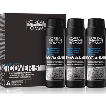 L´oreal Acondicionador Tinte Homme Cover 5' 3x 50ml Tono 3