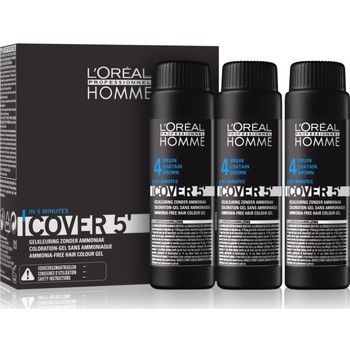 L´oreal Acondicionador Tinte Homme Cover 5' 3x 50ml Tono 4