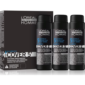 L´oreal Acondicionador Tinte Homme Cover 5' 3x 50ml Tono 5