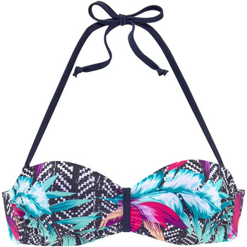 Lascana Bañador Bañador Azul Marino Jane Bandeau Top