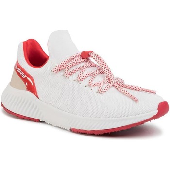S.Oliver Zapatillas Zapatos planos rojos blancos