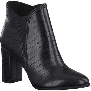 Tamaris Botines Botines Tacones Medio Croco Ne