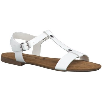 Tamaris Sandalias Sandalias blancas de tacón baj