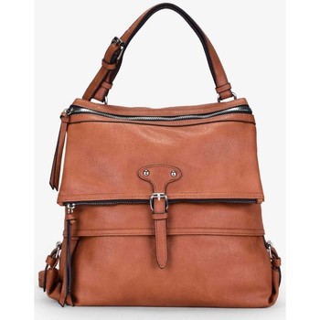 Bosanova Mochila Mochila marrón con solapa