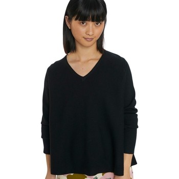 Compania Fantastica Jersey Jersey Evase Negro Cuello Pico de